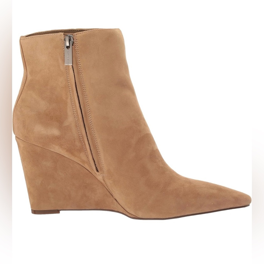 Vince Camuto Teeray Tan Wedge Ankle Boots size 11 - Picture 7 of 9